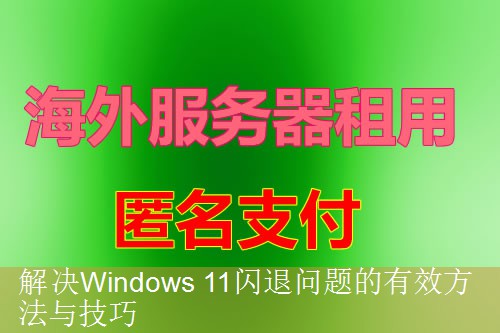 解决Windows 11闪退问题的有效方法与技巧