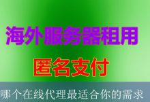 哪个在线代理最适合你的需求-海外服务器