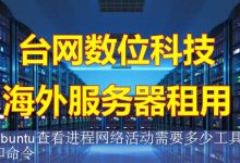 Ubuntu查看进程网络活动需要多少工具和命令-海外服务器