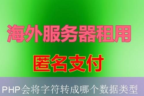 PHP会将字符转成哪个数据类型