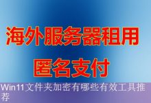 Win11文件夹加密有哪些有效工具推荐-海外服务器