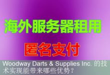 Woodway Darts & Supplies Inc. 的技术实现能带来哪些优势？-海外服务器