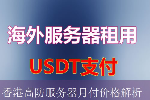 香港高防服务器月付价格解析