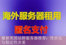 最新美国站群服务器推荐：性价比与稳定性并重-海外服务器