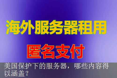美国保护下的服务器，哪些内容得以涵盖？