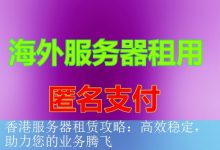 香港服务器租赁攻略：高效稳定，助力您的业务腾飞-海外服务器