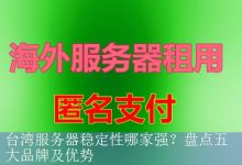台湾服务器稳定性哪家强？盘点五大品牌及优势-海外服务器
