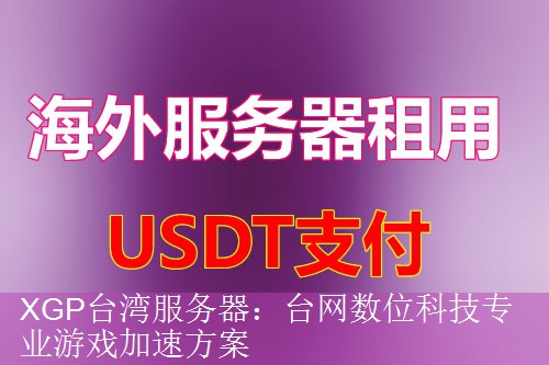 XGP台湾服务器：台网数位科技专业游戏加速方案