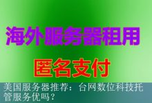 美国服务器推荐：台网数位科技托管服务优吗？-海外服务器