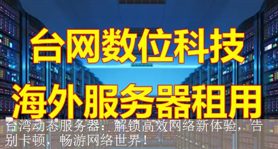 台湾动态服务器：解锁高效网络新体验，告别卡顿，畅游网络世界！