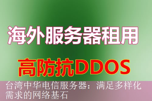 台湾中华电信服务器：满足多样化需求的网络基石