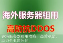 香港服务器租用攻略：高效稳定，助力企业国际化-海外服务器