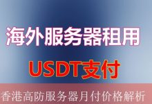 香港高防服务器月付价格解析-海外服务器