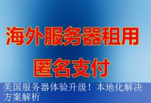美国服务器体验升级！本地化解决方案解析-海外服务器