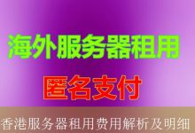 香港服务器租用费用解析及明细-海外服务器