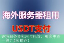 香港服务器租用与托管，哪家更胜一筹？2家推荐！-海外服务器