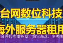 免费台湾代理服务器：稳定高速，多类型选择-海外服务器